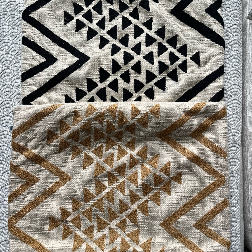 💛🖤 UO Throw Pillow Cover - Picture 2 of 5